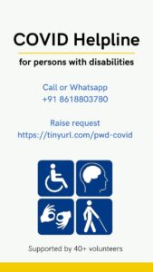 Covid Helpline for people with disabilities